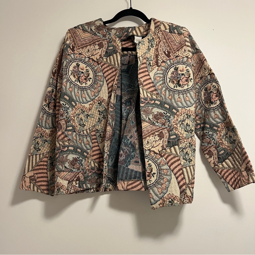 Vintage Tapestry 100% Cotton Jacket Medium